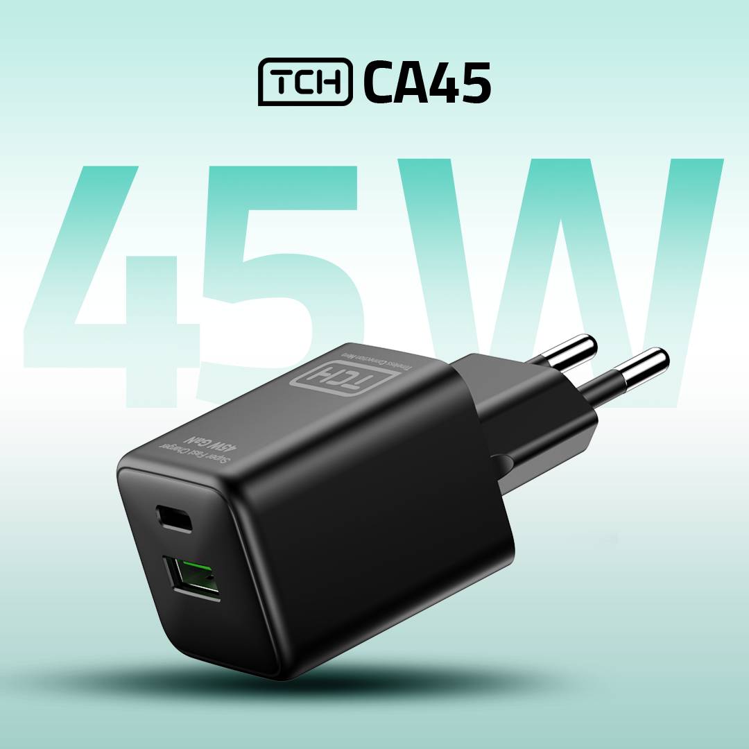 شارژر دیواری 45وات TCH مدل CA45
