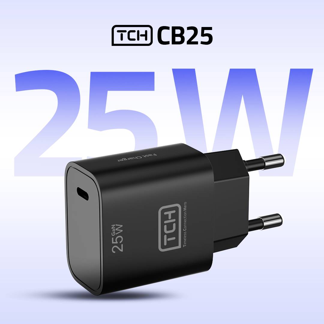 شارژر دیواری 25 وات TCH مدل CB25